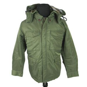 Eastlogue Field Jumper Jacket Mens Large Olive Green Hooded Thinsulate Nylon NEW